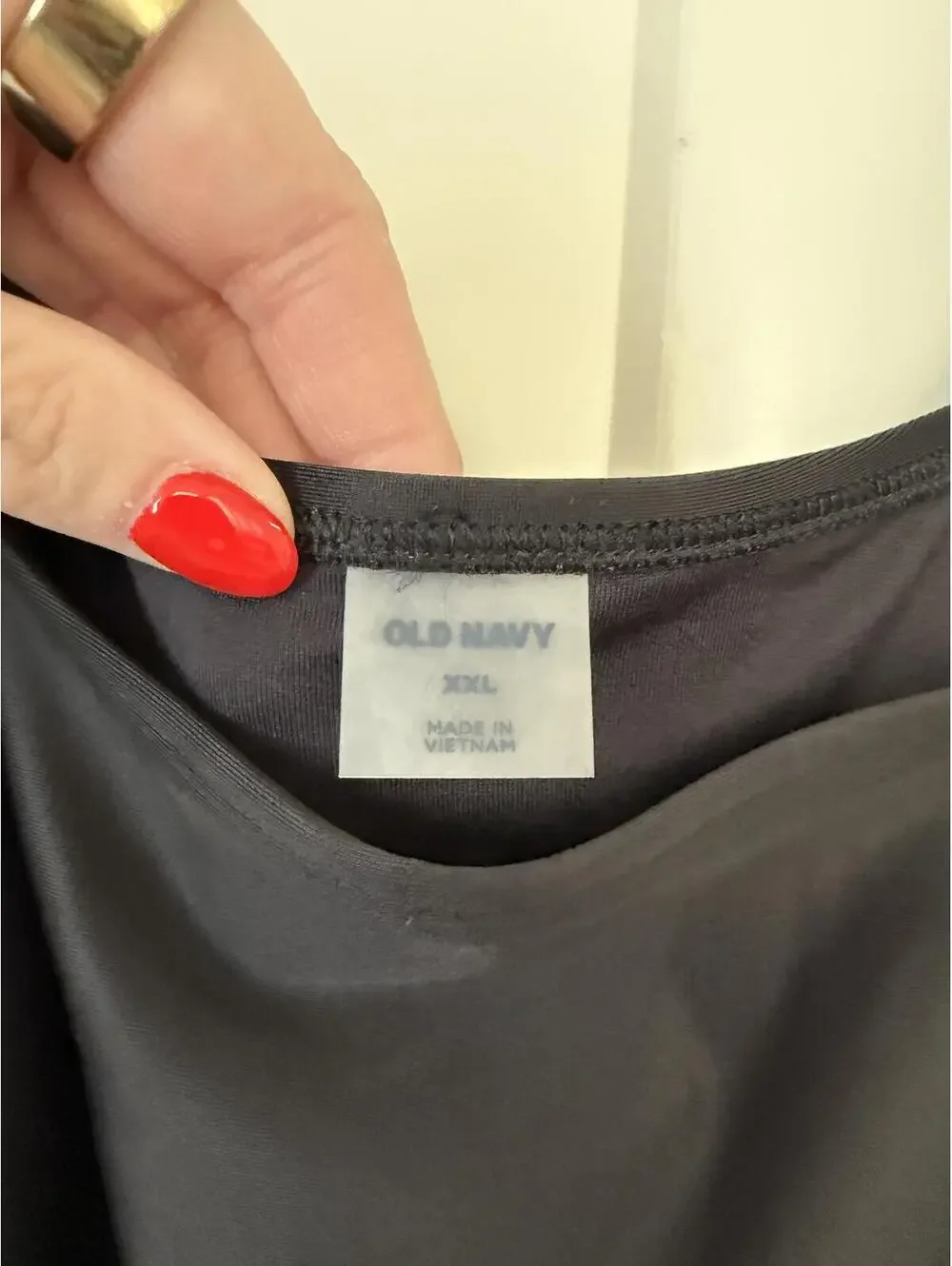 Old Navy Black Wrap Swim Dress XXL - Picture 4 of 4